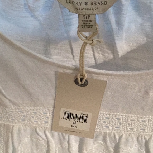 NWT Lucky Brand short sleeve top - Picture 2 of 5